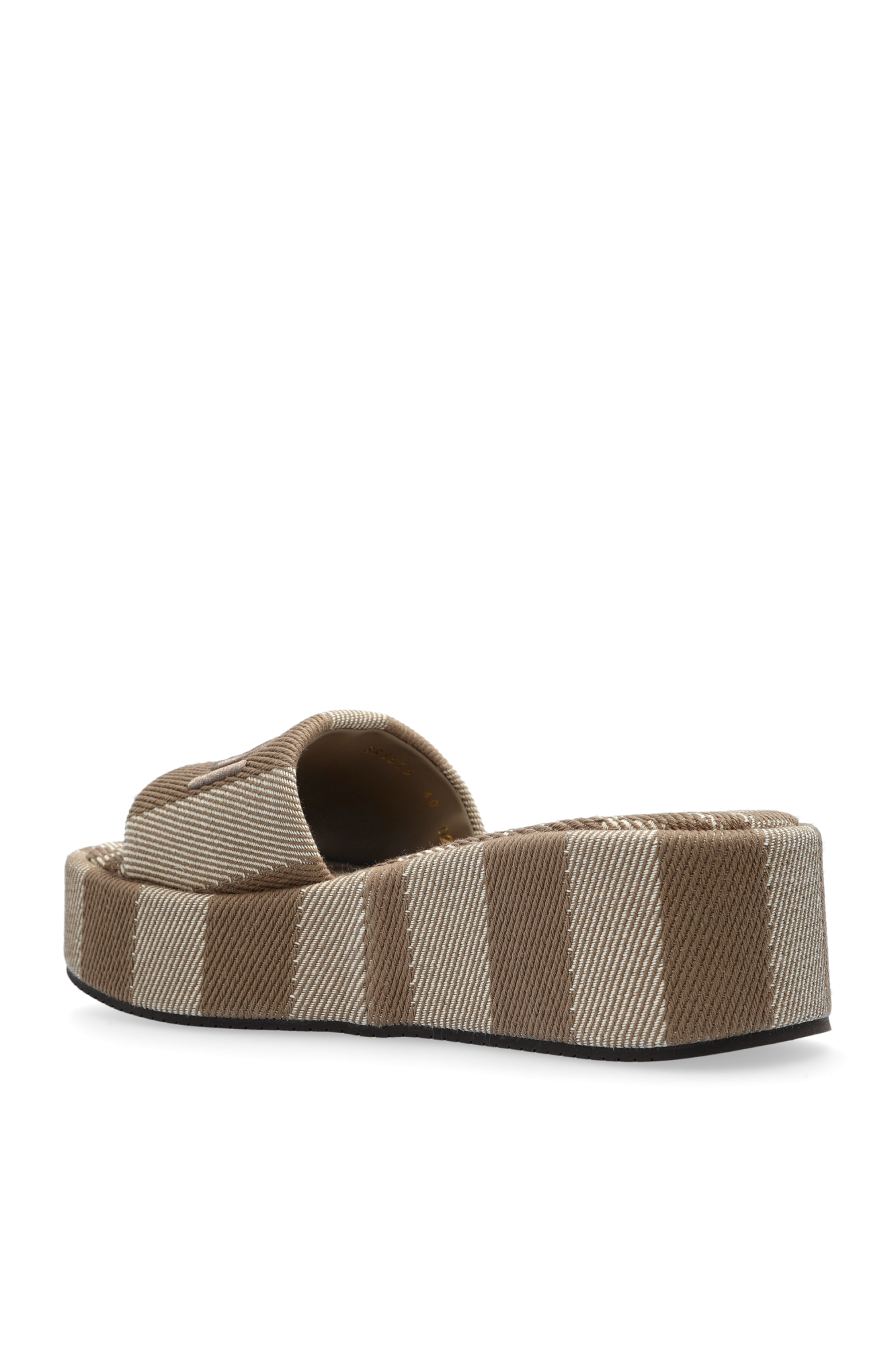 Beige Sunshine wedge sandals Fendi - Vitkac Italy